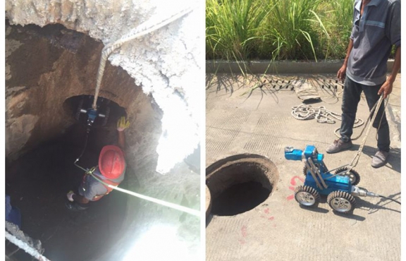 管網(wǎng)檢測(cè)機(jī)器人投入使用，以科技助力公路施工